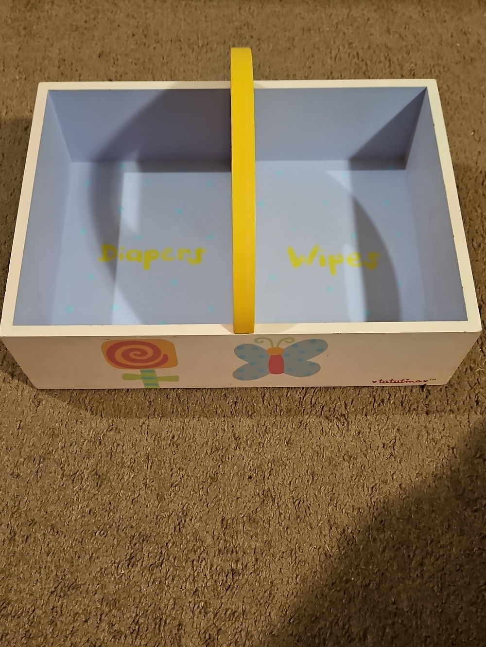 Tatutina Handled Baby Diaper & Wipes Organizer